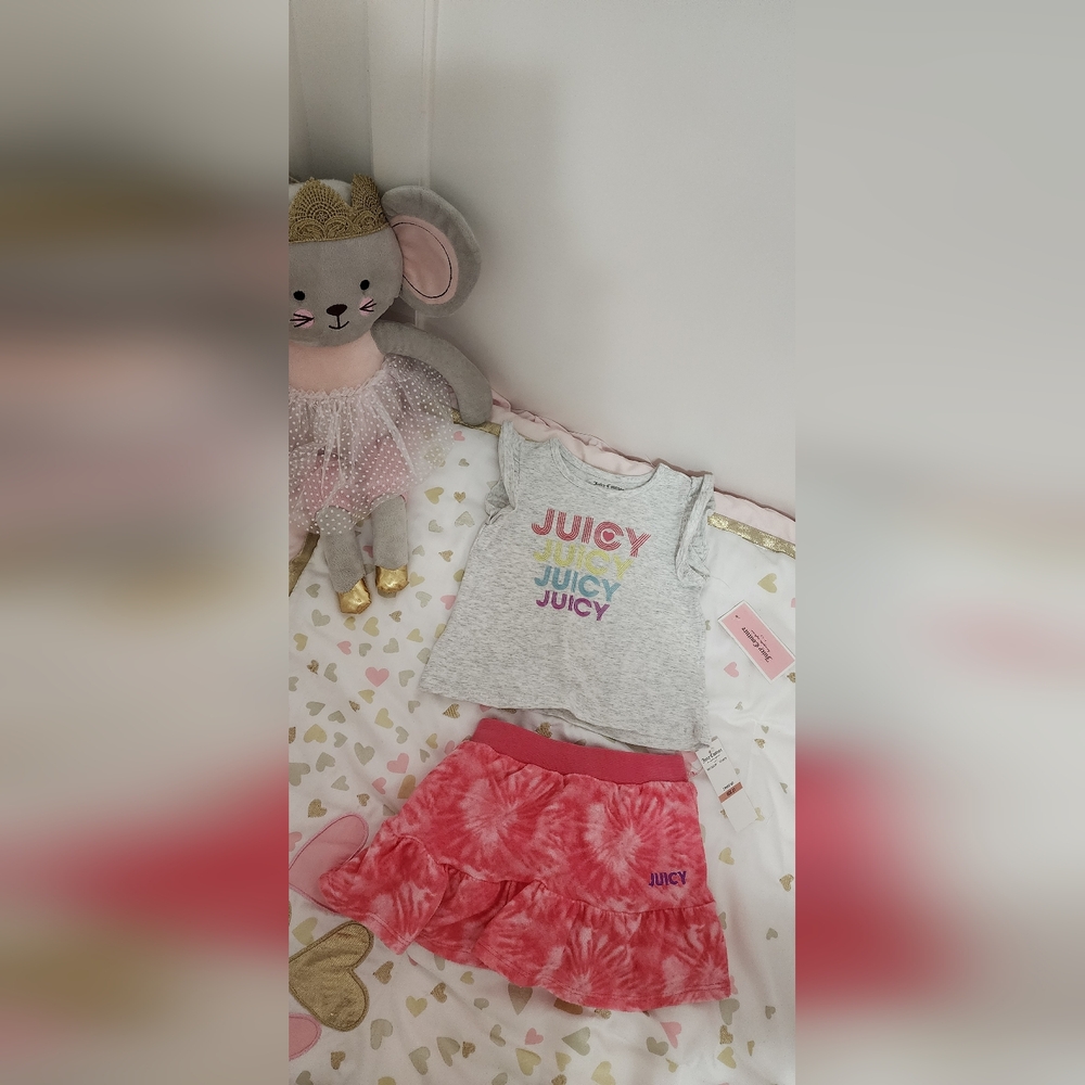 Juicy Couture 2 Piece Toddler Outfit Size 2T NWT
